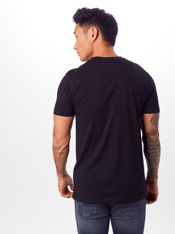 Mister Tee - Camisa 'ABC' em preto: atrás