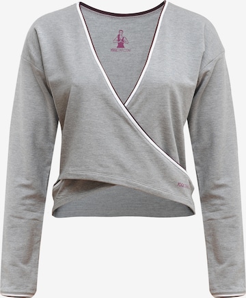 YOGISTAR.COM Performance Shirt 'rhianna' in Grey: front