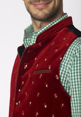 STOCKERPOINT Klederdracht gilet 'Calzado' in Rood