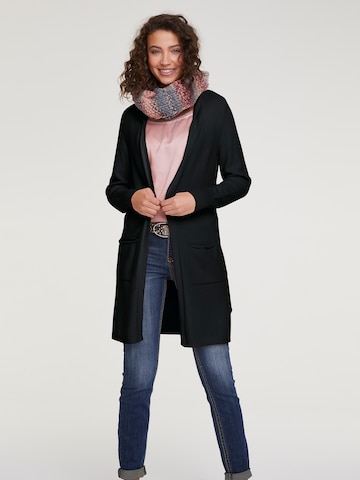 Cardigan 'CASUAL' heine en noir : devant