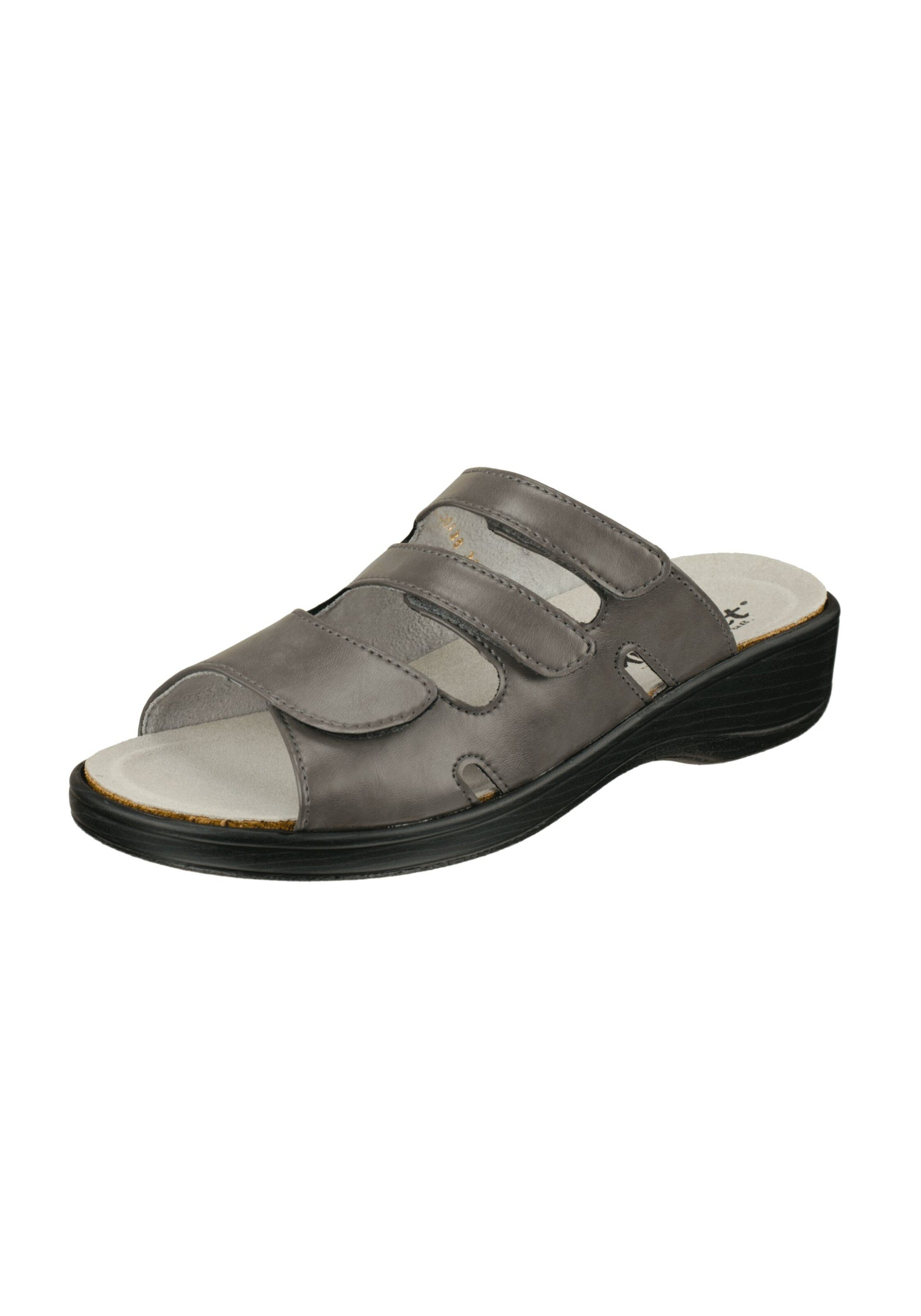 Natural Feet Mule 'Ines' in Grey: front