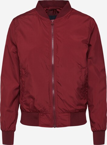 Veste mi-saison Urban Classics en rouge : devant