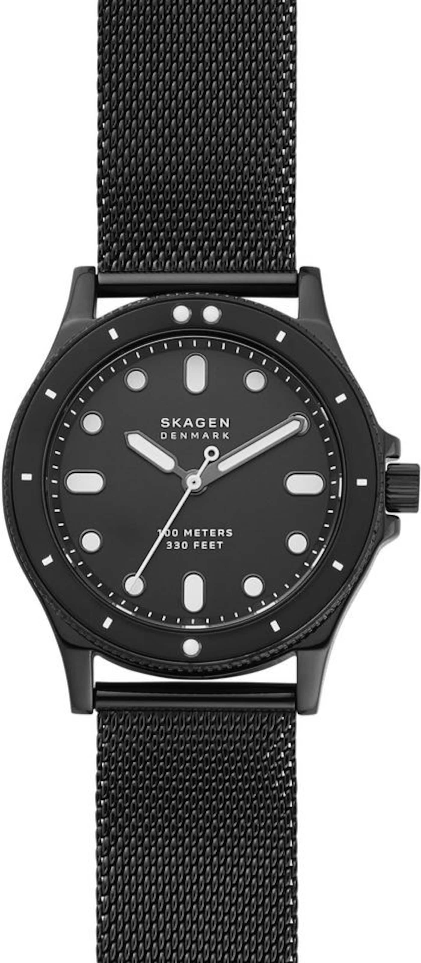 SKAGEN Uhr 'Fisk, SKW2917' in Schwarz: Vorderseite