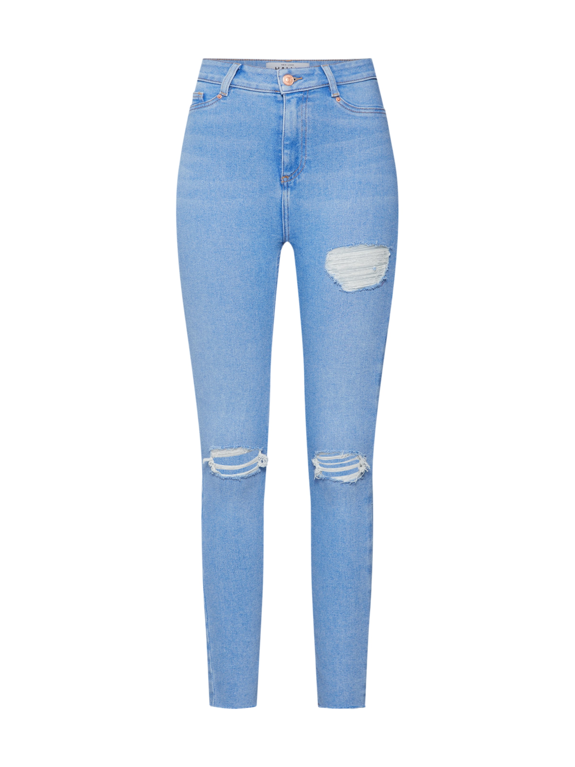 NEW LOOK - Jeans 'ROSIE BRIGHT THIGH GAP RIP DISCO' in blue denim