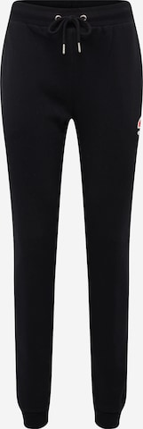 ELLESSE Tapered Sports trousers 'Ovest' in Black: front