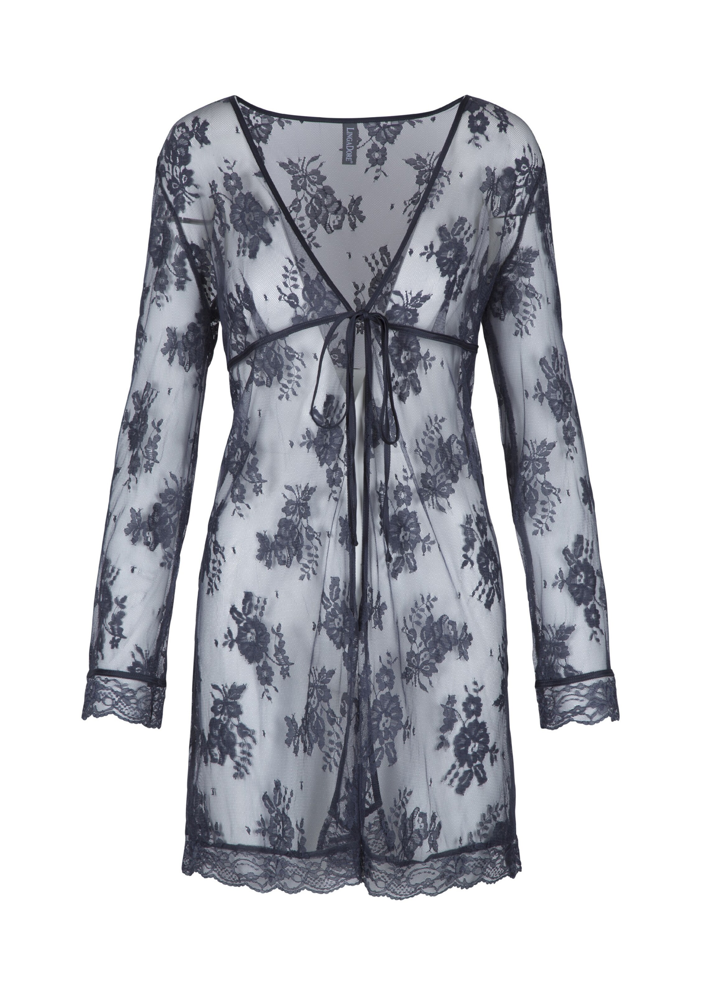 LingaDore - Kimono 'LA-NOTTE' in de kleur Marine