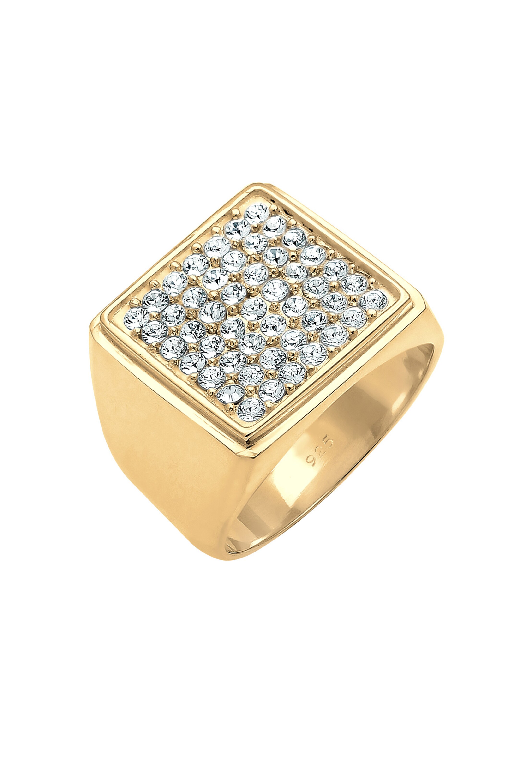 ELLI PREMIUM Siegelring in Gold: Vorderseite