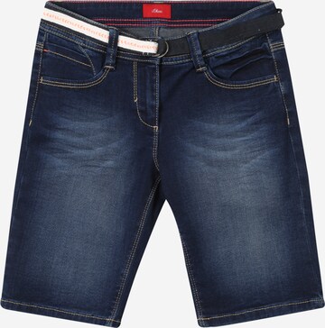 s.Oliver Junior Regular Jeans in Blauw: voorkant