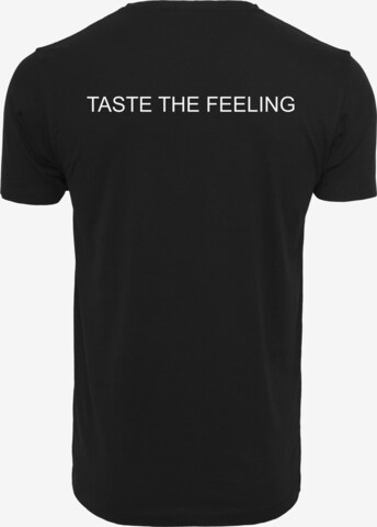 Mister Tee Shirt 'Coca Cola Taste The Feeling' in Zwart