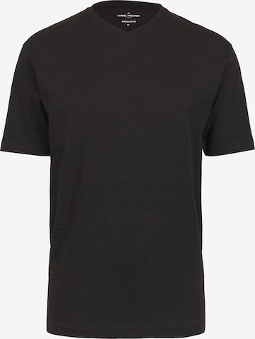 DANIEL HECHTER Doppelpack T-Shirt in Schwarz