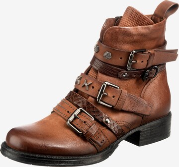 MJUS Boots 'Norton' in Braun: front