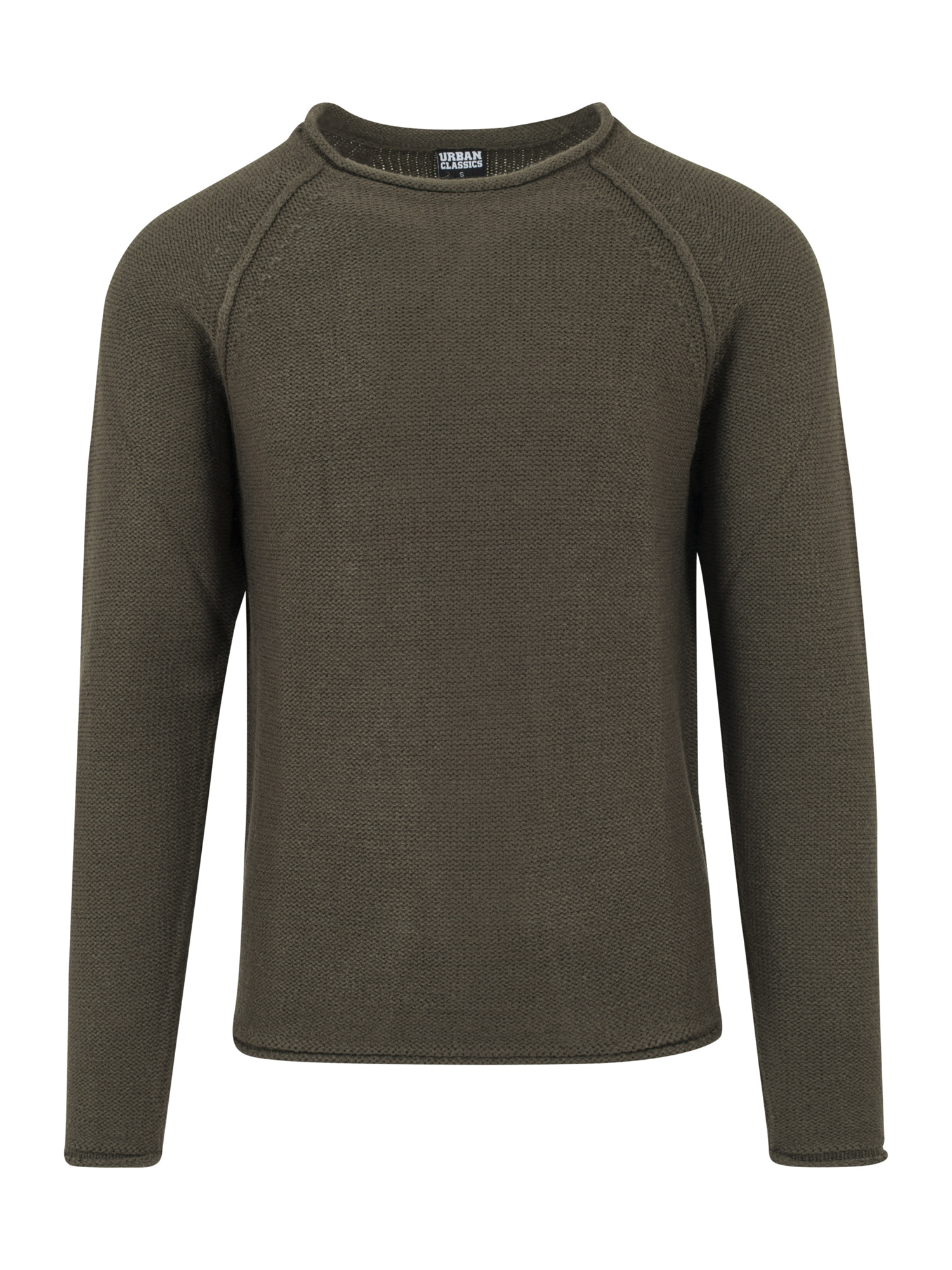 Urban Classics Sweter w kolorze Oliwkowym 