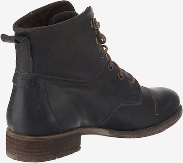 JOSEF SEIBEL Lace-Up Ankle Boots 'Sienna' in Grey