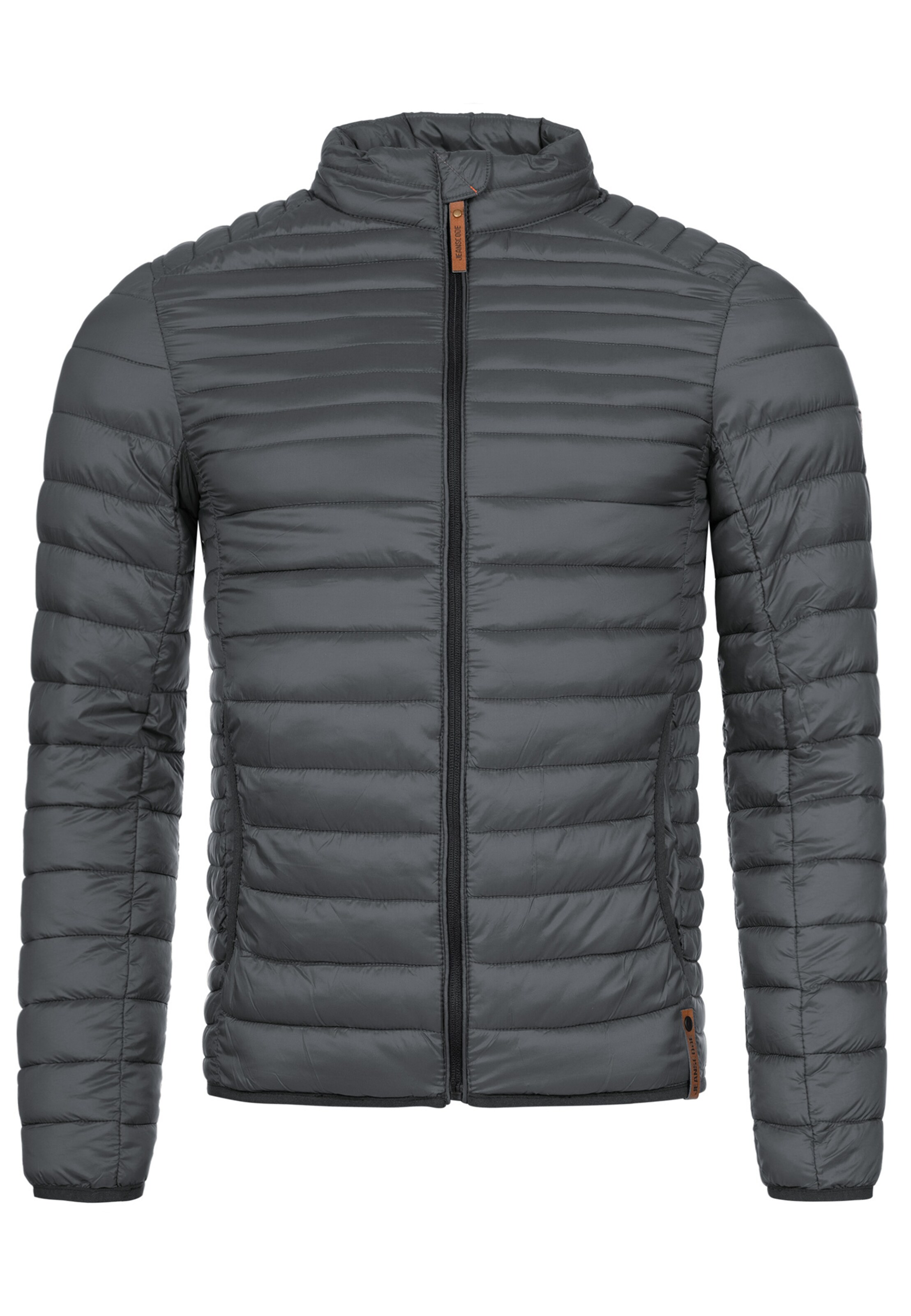 INDICODE JEANS Between-season jacket 'Islington' in Grey: front