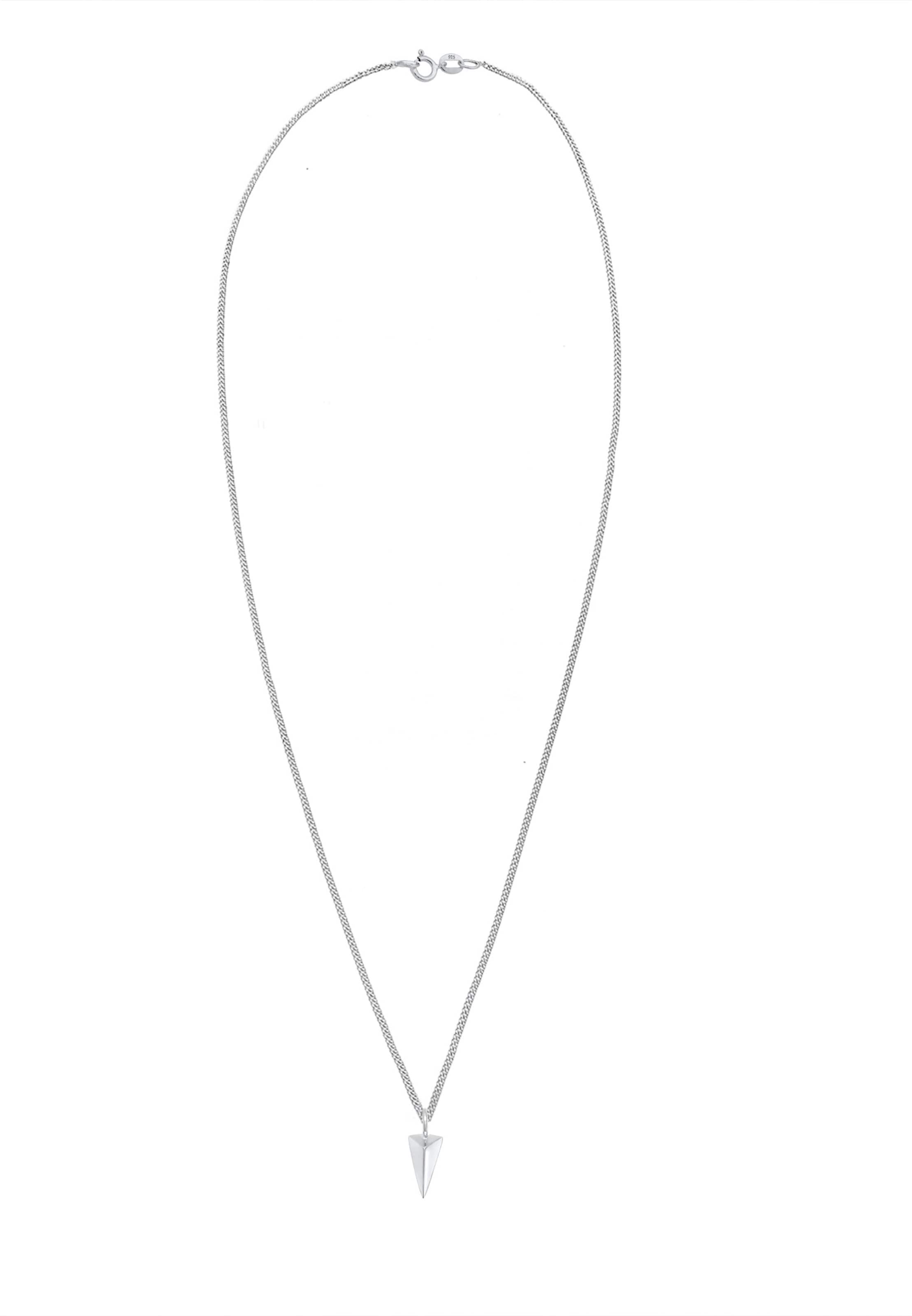ELLI Halskette 'Dreieck' in Silber: Vorderseite