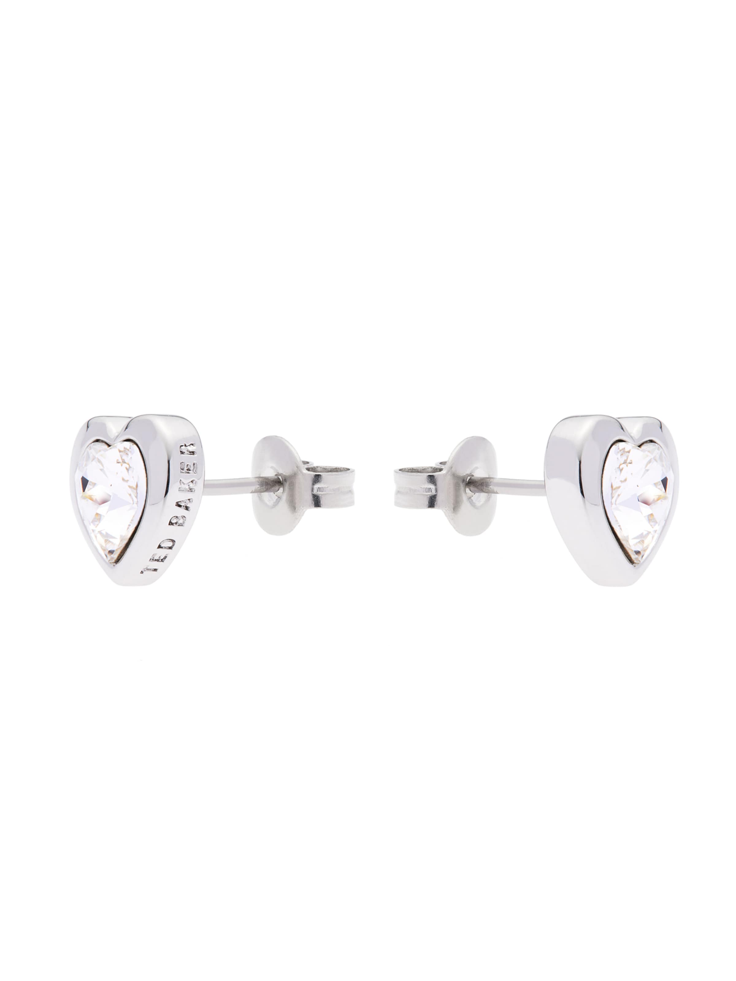 Cercei 'HAN: CRYSTAL HEART EARRING' de la Ted Baker pe argintiu