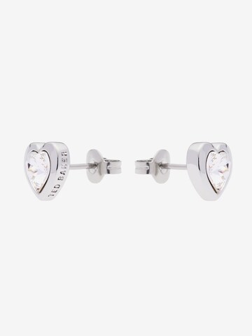 Ted Baker Earrings 'HAN: CRYSTAL HEART EARRING' in Silver