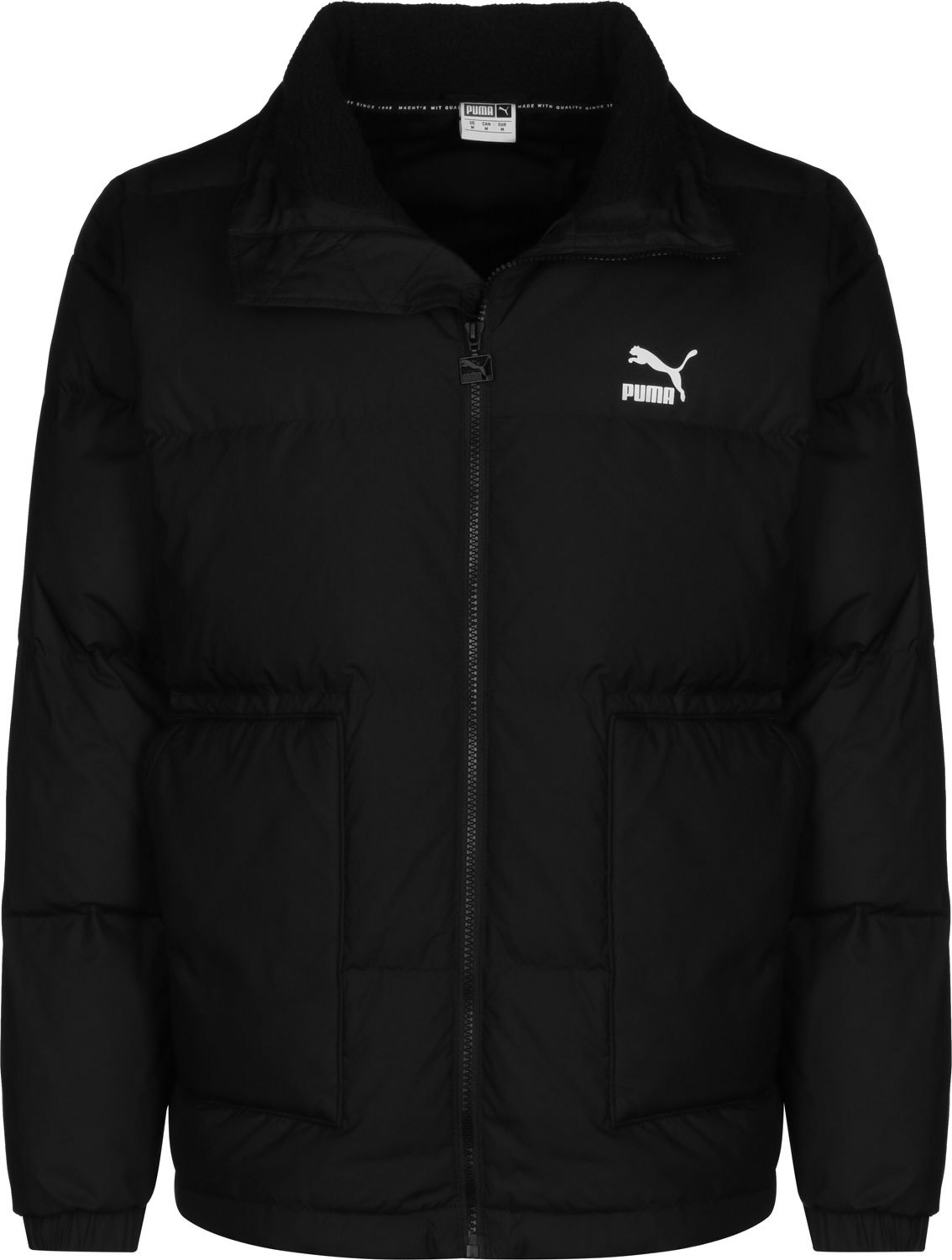 PUMA Jacke 'Classics' in Schwarz: Vorderseite