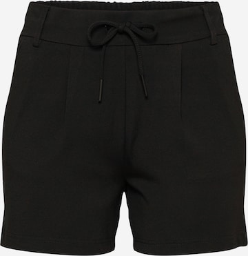 ONLY - Pantalón plisado en negro: frente