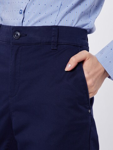 ESPRIT - regular Pantalón chino en azul