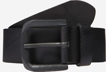 REPLAY Belt in Black: front