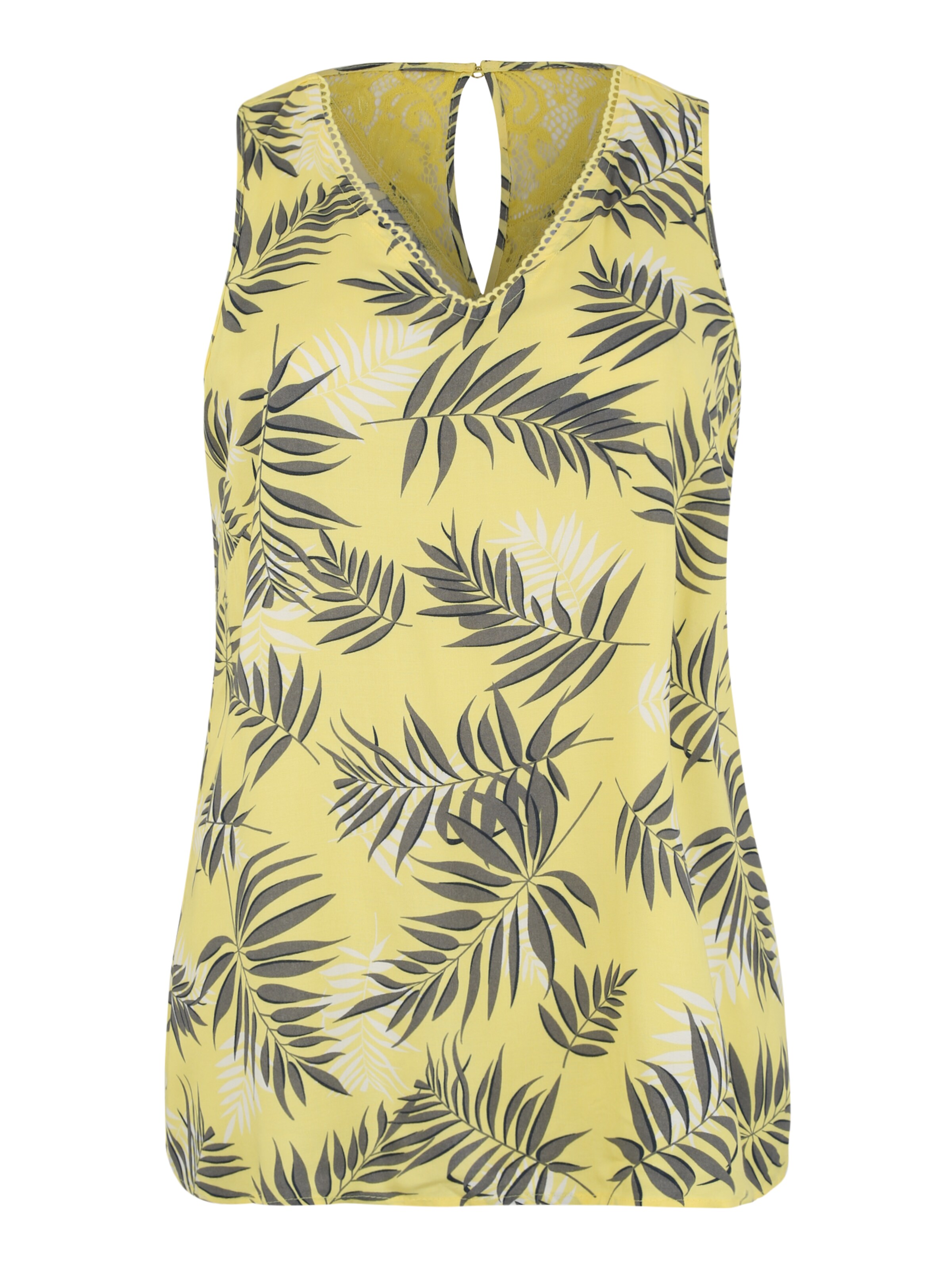 Zizzi - Top in de kleur Geel