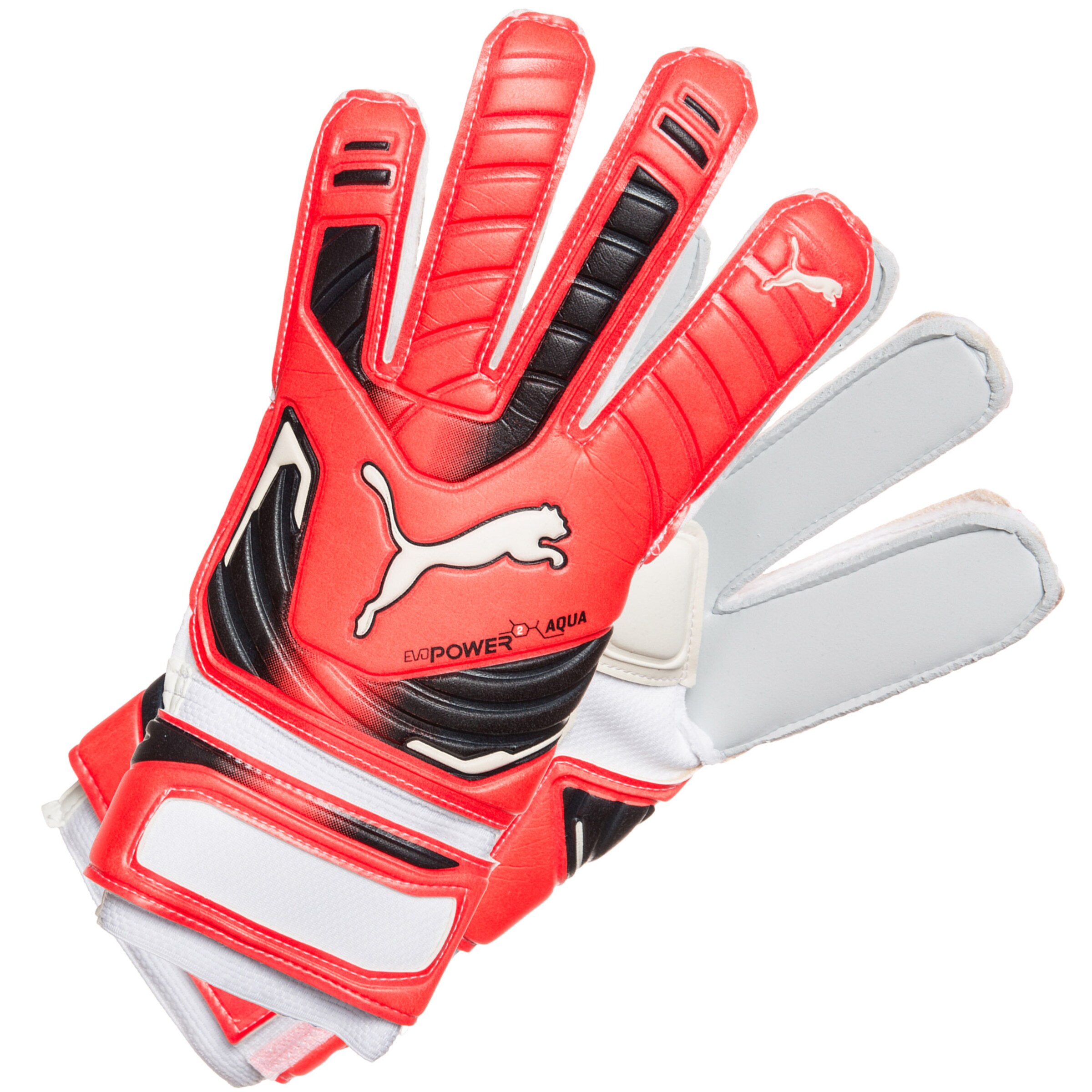 PUMA - Sporthandschoenen 'evoPOWER Grip 2 Aqua' in de kleur Rood