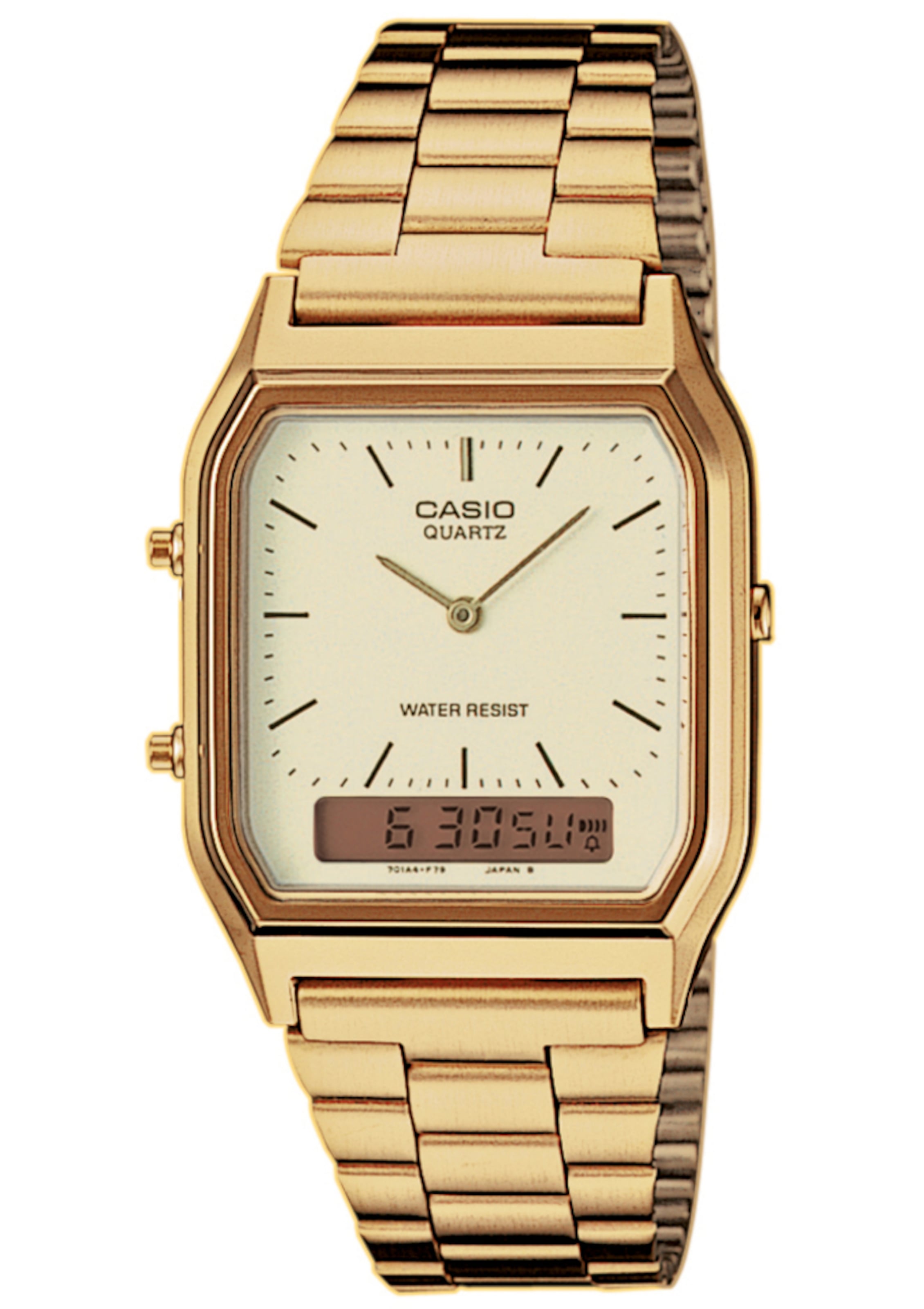 CASIO Collection in Gold: Vorderseite