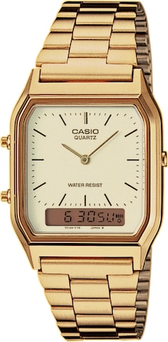 CASIO Digital Watch in Gold: front