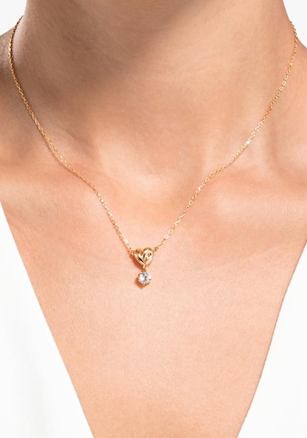 Swarovski Ketting 'Lifelong Heart' in Goud