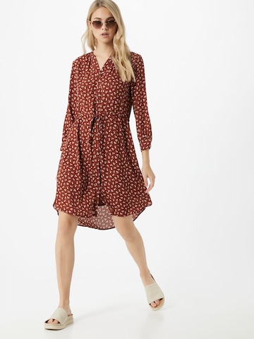SELECTED FEMME Shirt dress 'DAMINA' in Brown