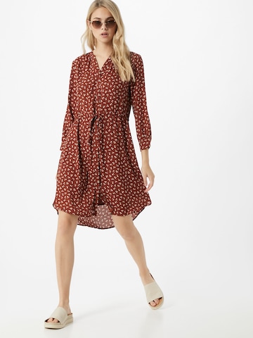 SELECTED FEMME Shirt Dress 'DAMINA' in Brown