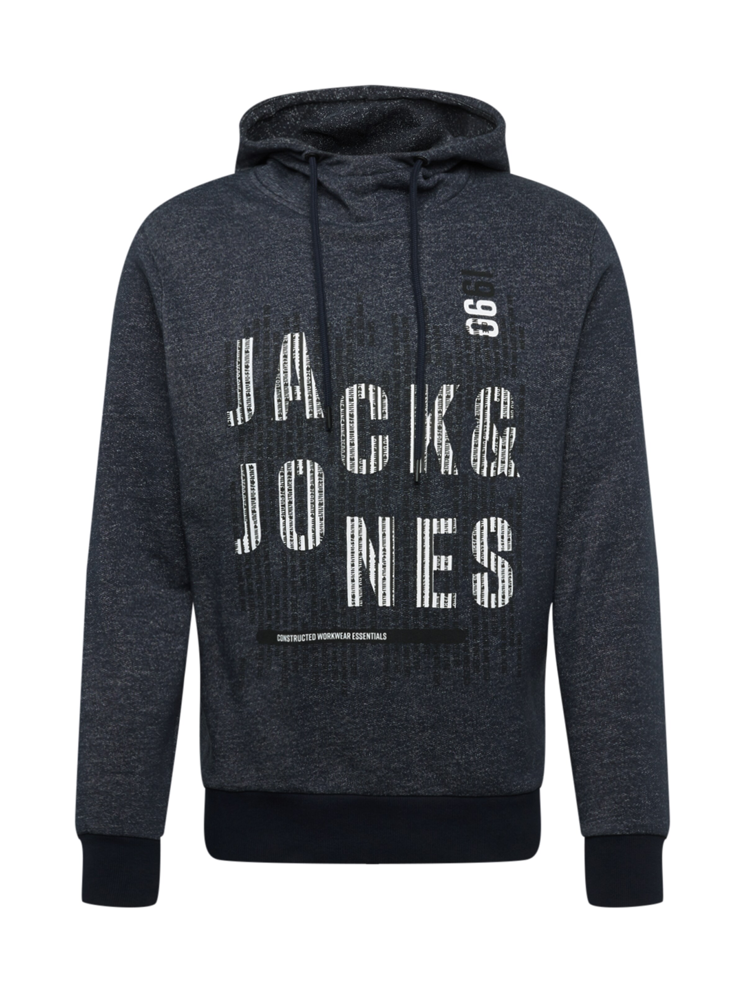 JACK & JONES - Sweatshirt 'JCOTARY SWEAT HOOD' in de kleur Donkerblauw