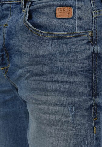 BLEND Skinny Jeansshorts 'Martels' in Blau