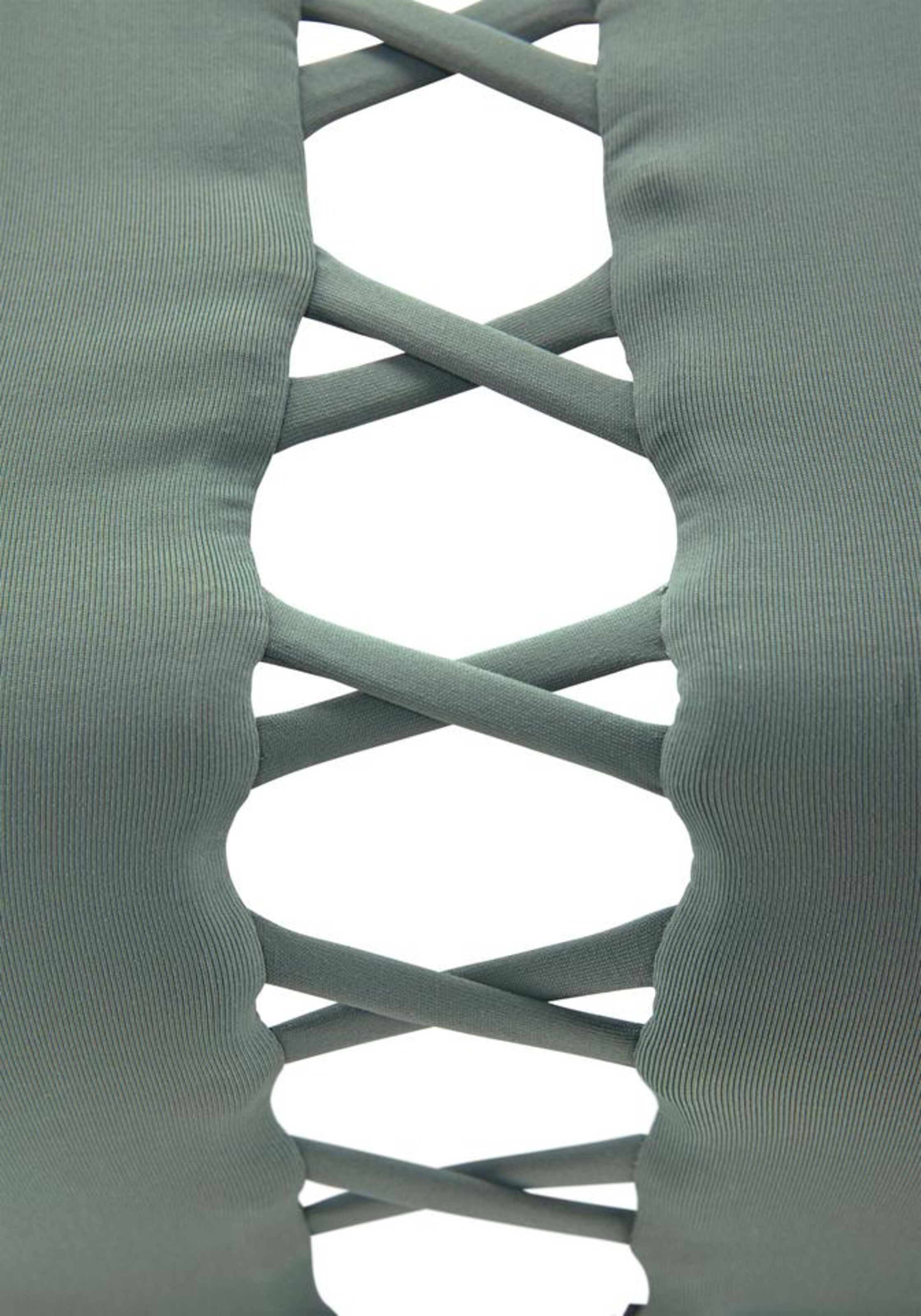 High neck Top per bikini 'Perfect' di BENCH in verde