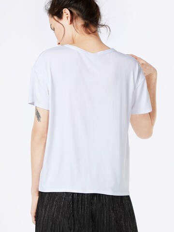 Boohoo - Camisa 'Stars' em branco: atrás