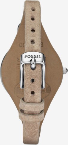 FOSSIL Armbanduhr 'GEORGIA' in Beige