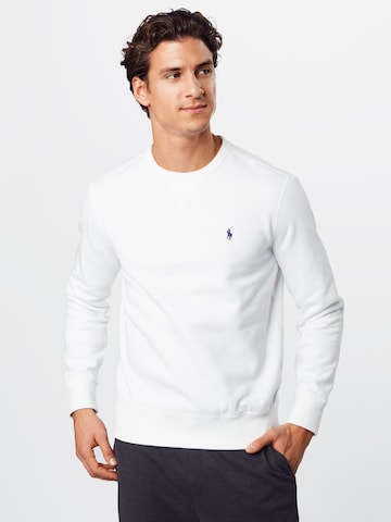 Polo Ralph Lauren Regular fit Μπλούζα φούτερ σε λευκό: μπροστά