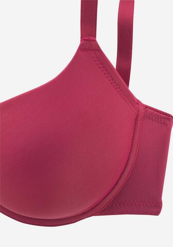 LASCANA Regular Bra in Pink