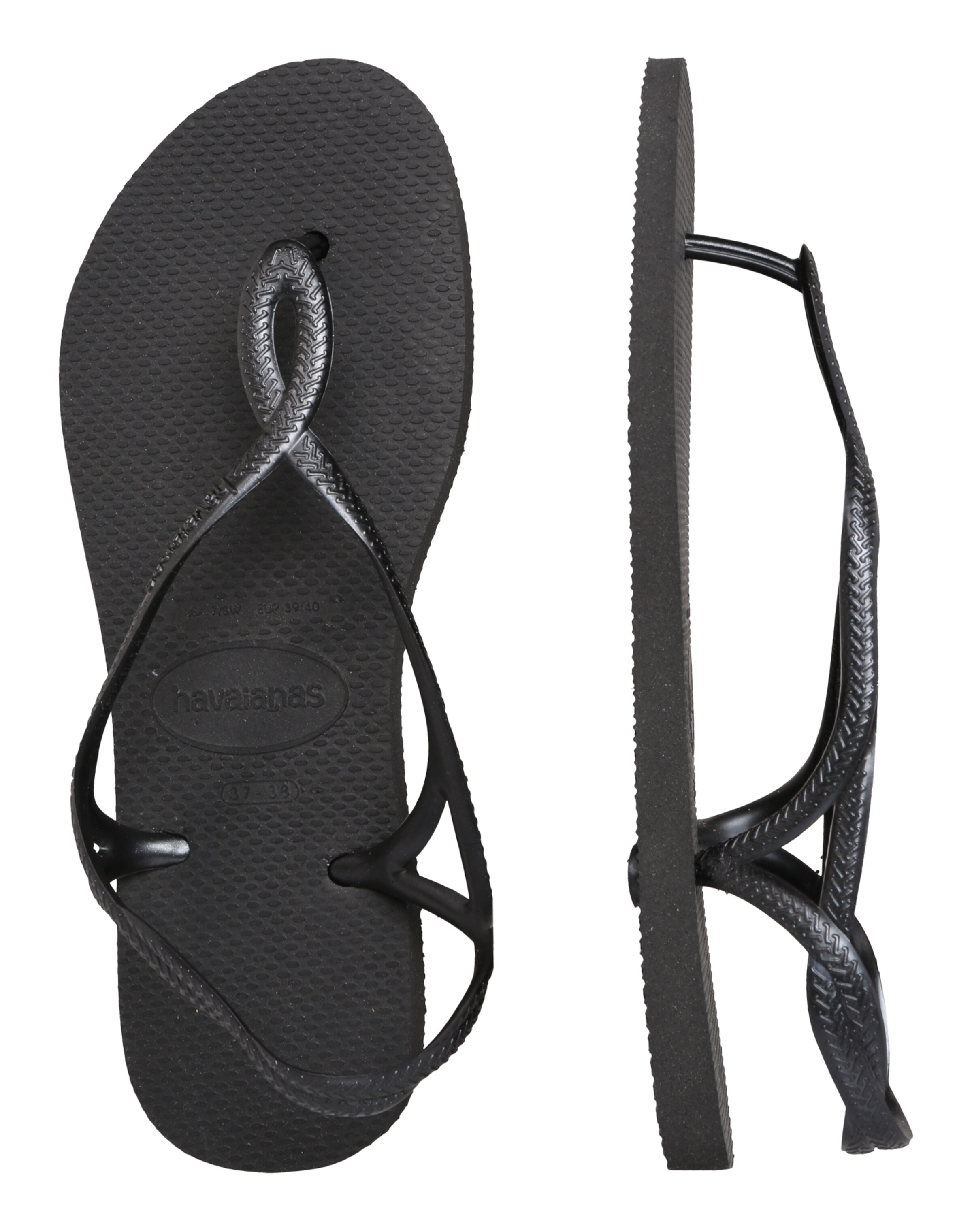 HAVAIANAS Teenslipper 'Luna' in Zwart