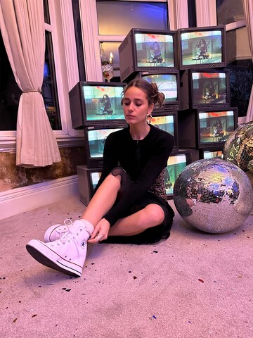 Edgy Glam Look by Converse