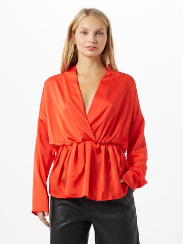 Unique21 Blouse in Oranje: voorkant