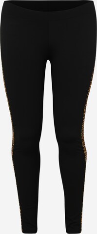 Urban Classics Skinny Legíny – černá: přední strana