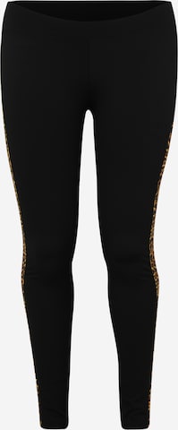 Urban Classics Skinny Leggings in Schwarz: predná strana