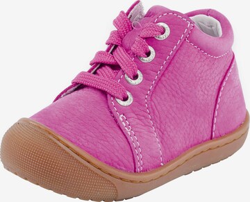 LURCHI First-Step Shoes 'Ino' in Pink: front