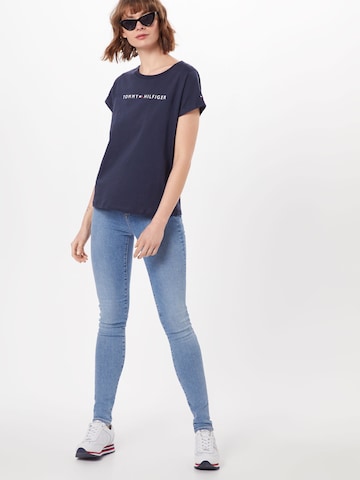TOMMY HILFIGER Normální Tričko – modrá