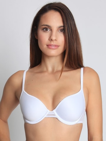 Invisible Soutien-gorge 'FLEXICUP' sassa en blanc : devant