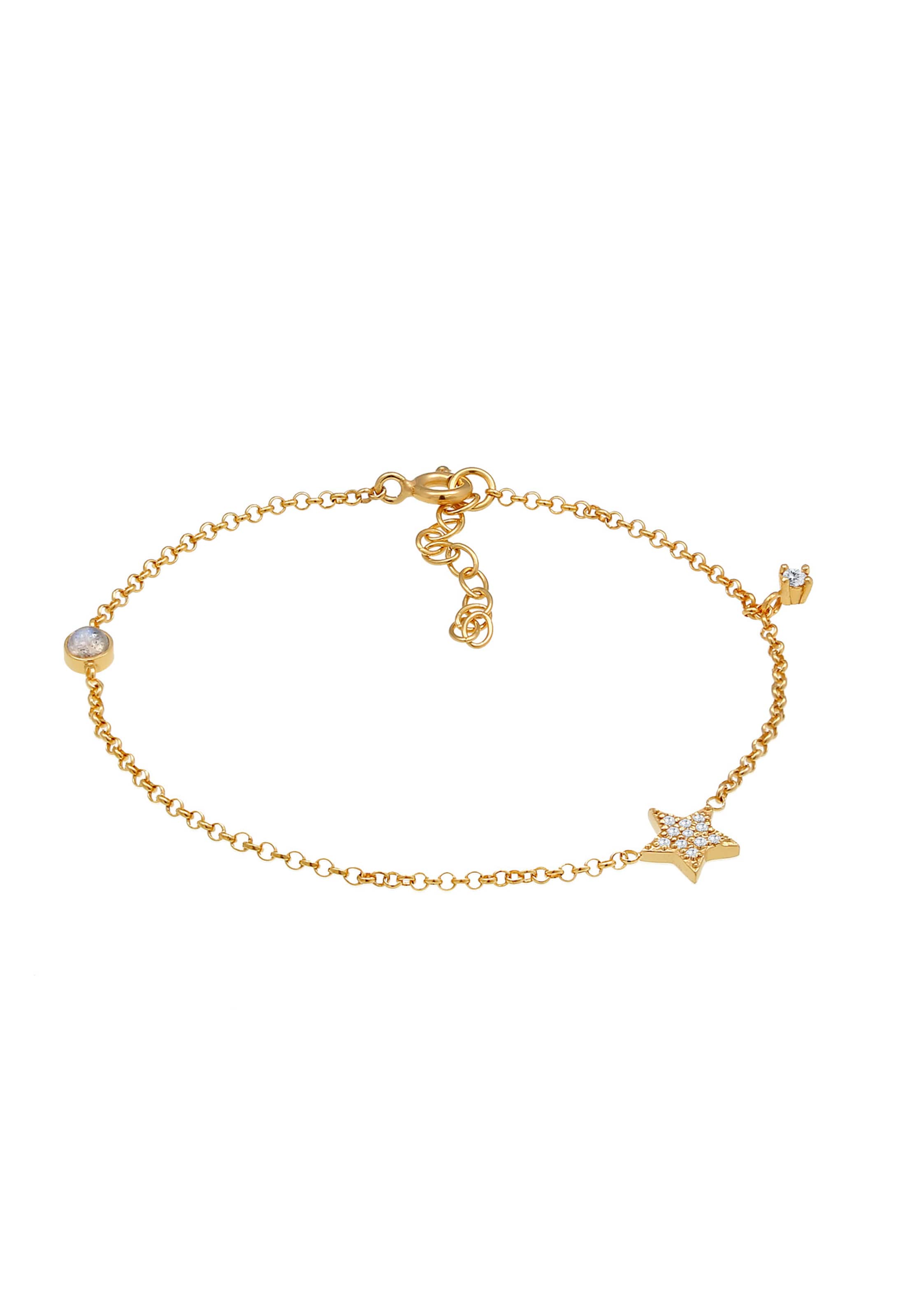 ELLI Armband Astro, Sterne in Gold: Vorderseite