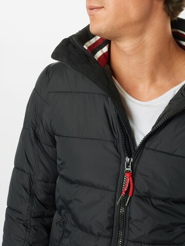 INDICODE JEANS Přechodná bunda 'Juan Diego' – černá