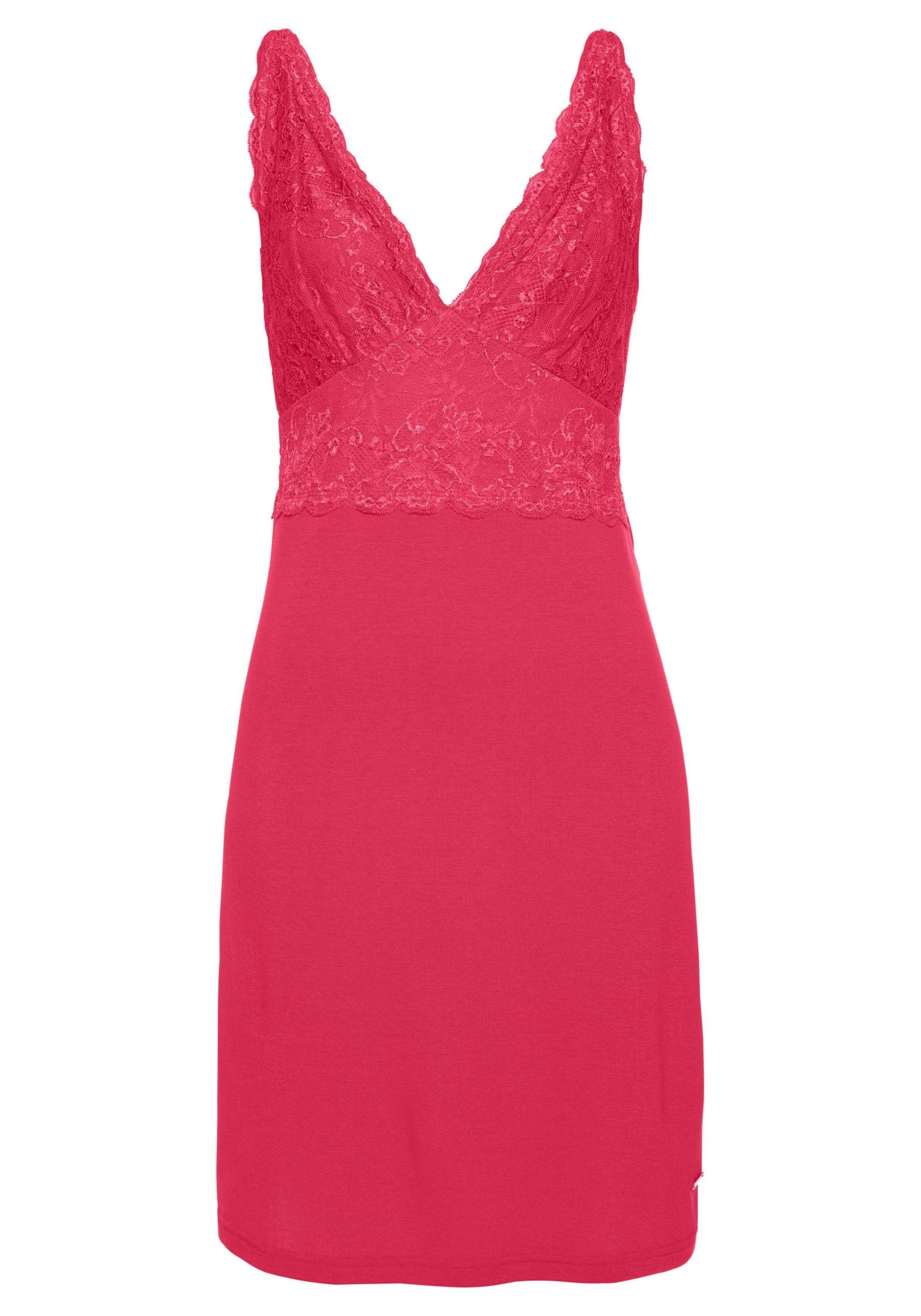 LASCANA Yömekko värissä punainen: etupuoli